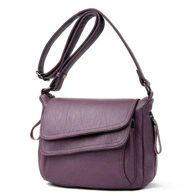 Freya - Casual Leather Elegance