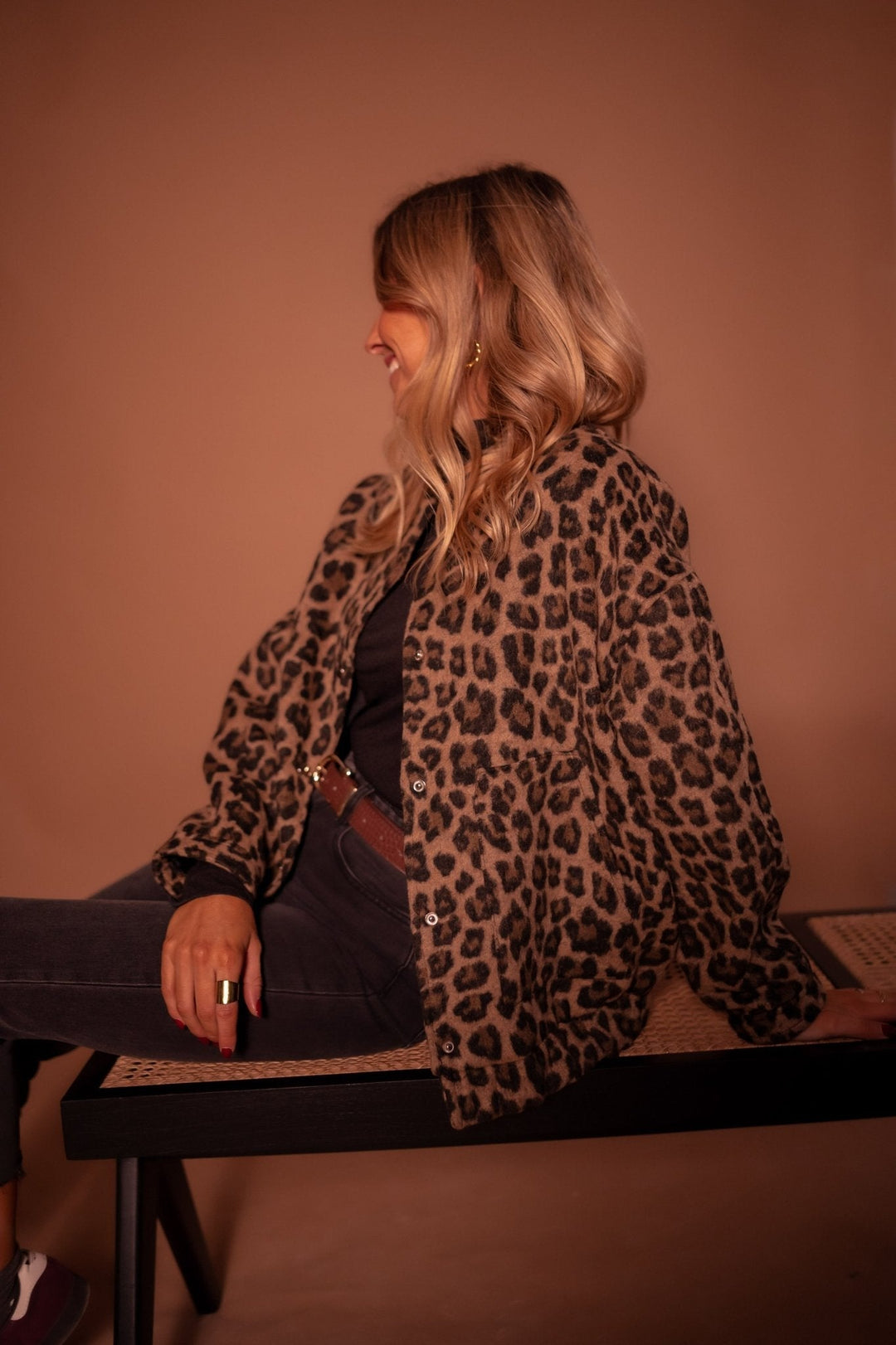 Priscilla – Chic Leopard Print Jacket