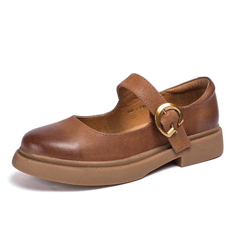 Rexie – Modern Minimalist Leather Flats