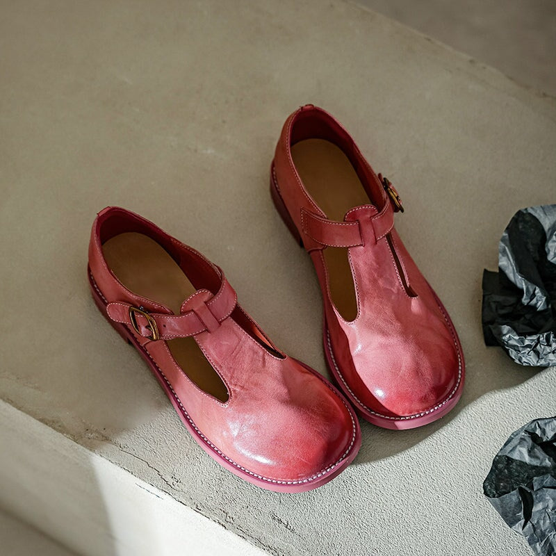 Fenzy – Elegant T-Strap Flats