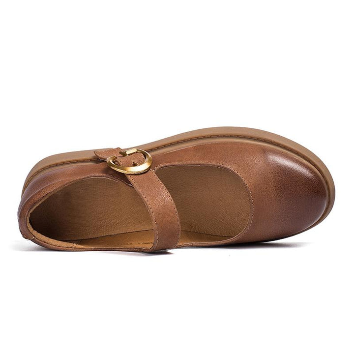Rexie – Modern Minimalist Leather Flats