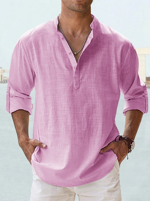 Adam – Breathable Linen Shirt for Effortless Style