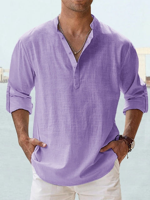 Adam – Breathable Linen Shirt for Effortless Style