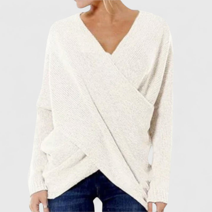 Heidi - Crossed Sweater